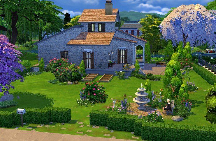 maison sans cc sims 4 jeu de base