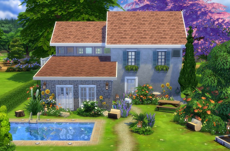 construction sims 4 maison