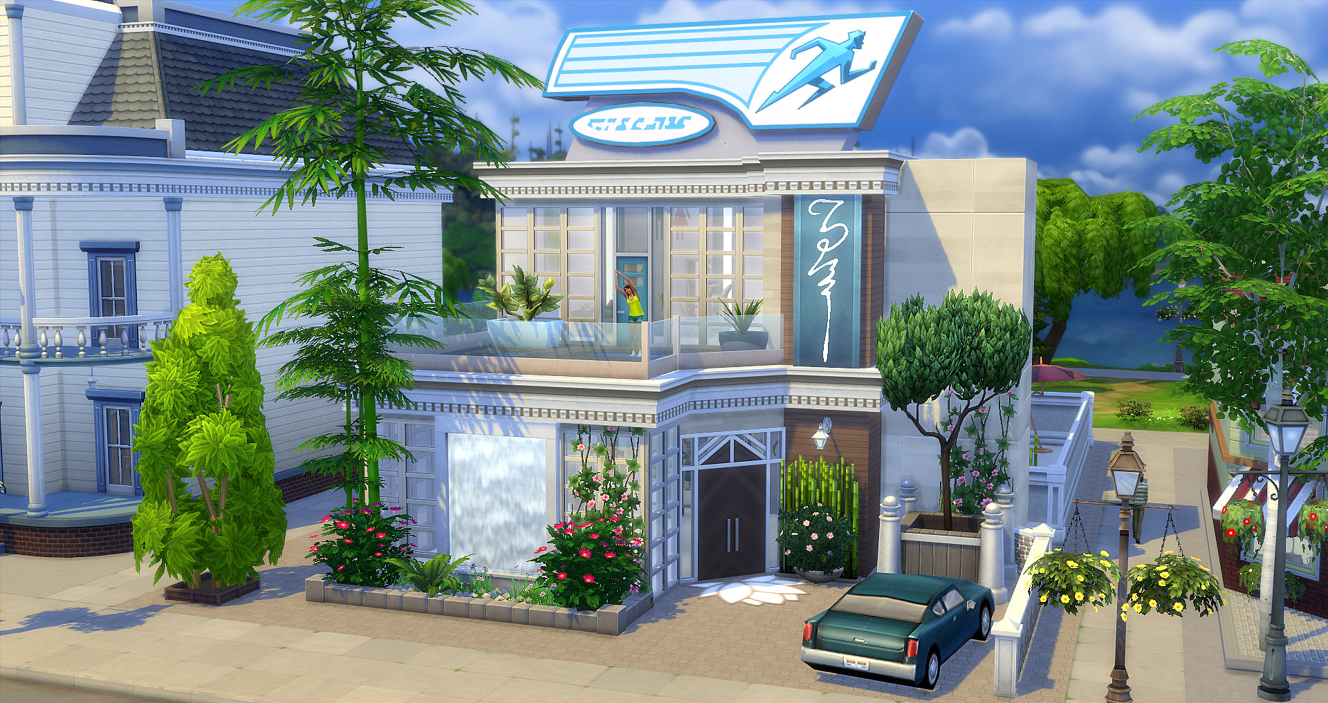 Salle de sport sims 4