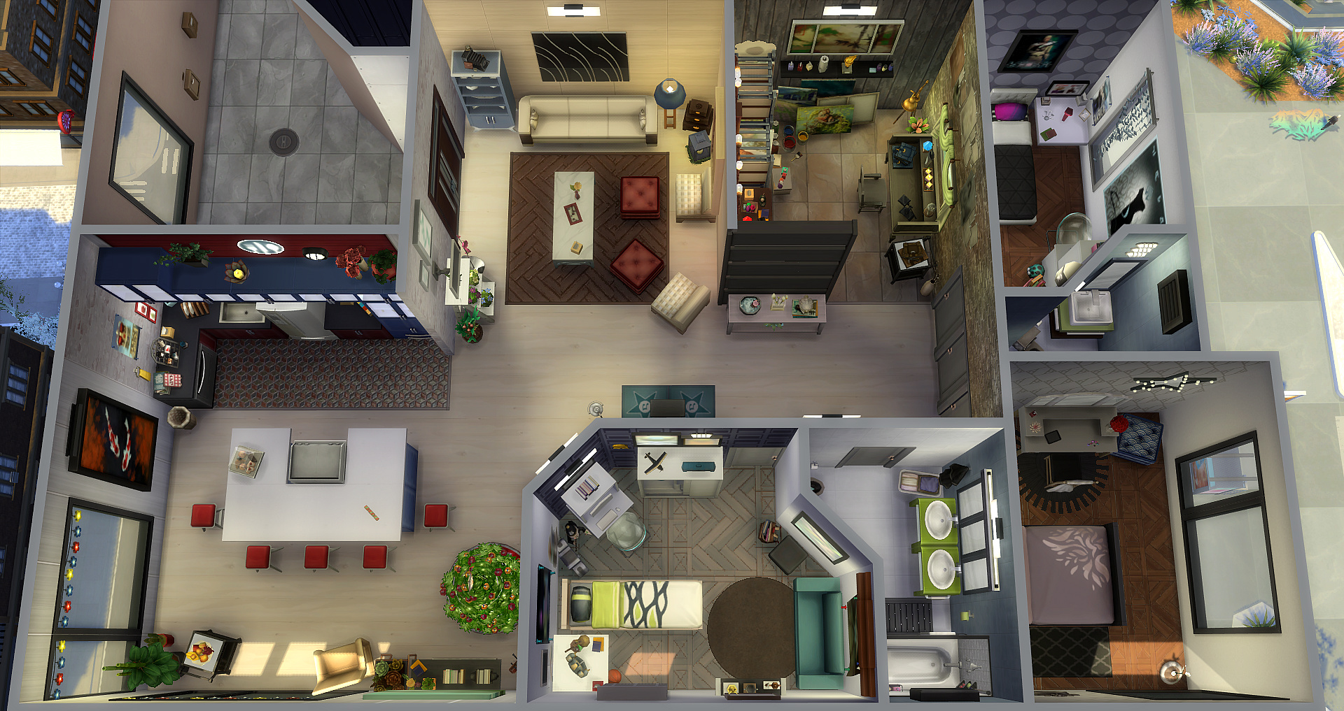 sims 4 renovation appartement