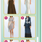 tenues complètes 1 sims 4 heure de gloire