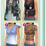 hauts de vêtements 1 sims 4 heure de gloire