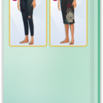 bas de vêtements sims 4 heure de gloire