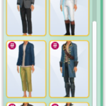 tenues complètes 1 hommes sims 4 heure de gloire