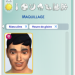 maquillage intégral sims 4 heure de gloire