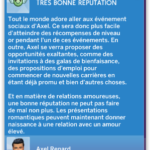 réputation sims 4 heure de gloire