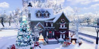 studiosimscreation maison noel sims